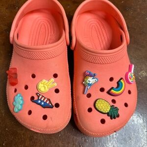Pink Crocs